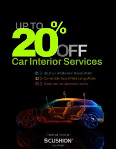 Back by popluar demand - Up to 20% Off Car Interior Services