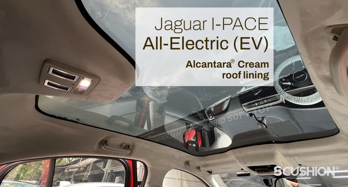 Alcantara roof lining repair : EV Car