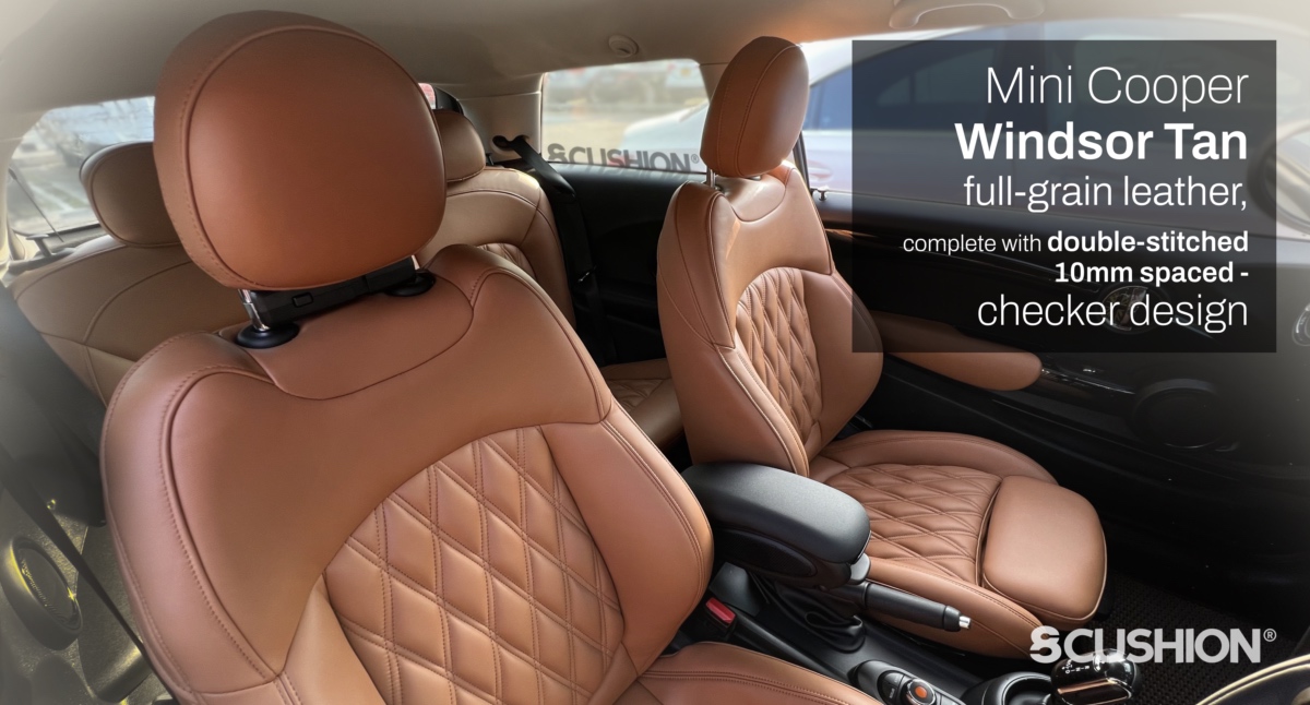 Car seat leather repair service