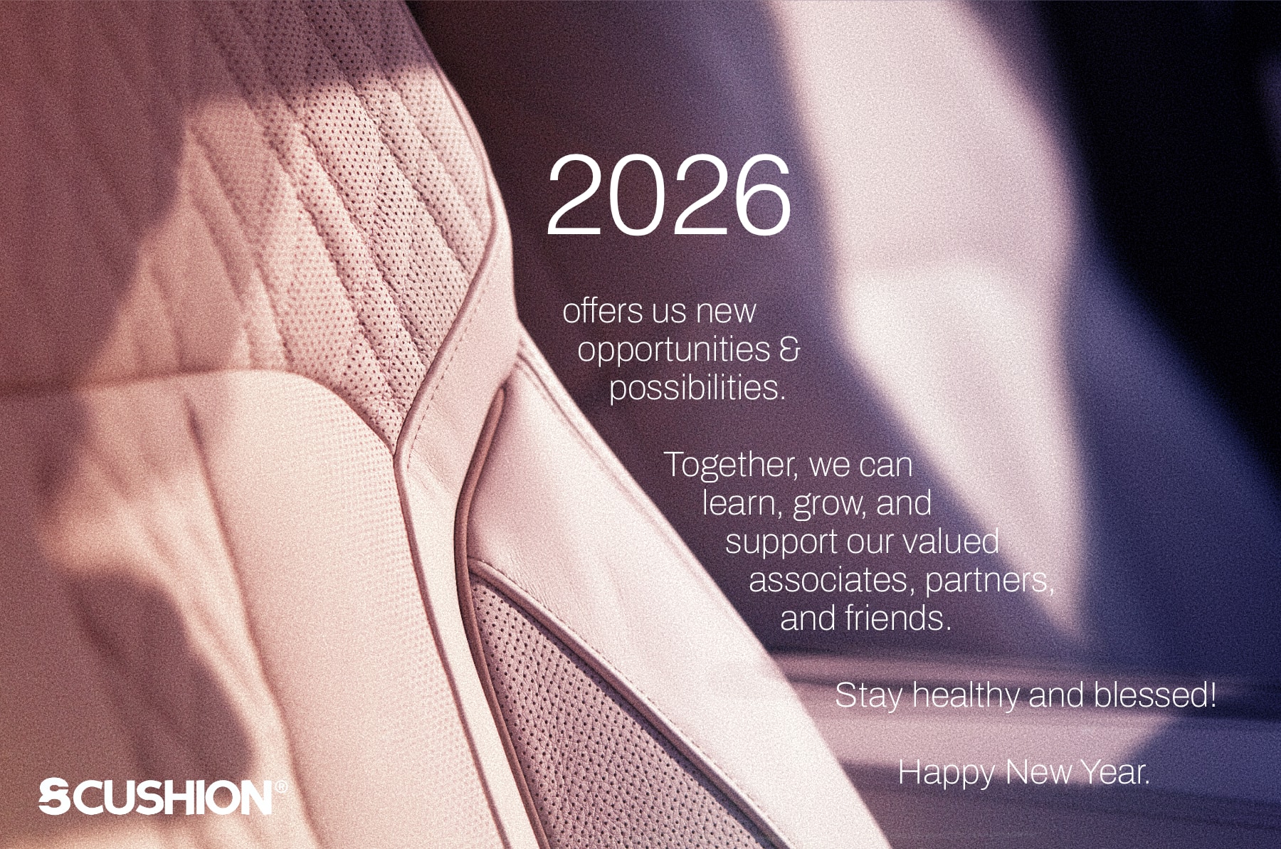 2026 offers us opportunities and possibilities. Together, we can learn, grow, and support our valued partners and friends. Stay healthy and blessed! Happy New Year.