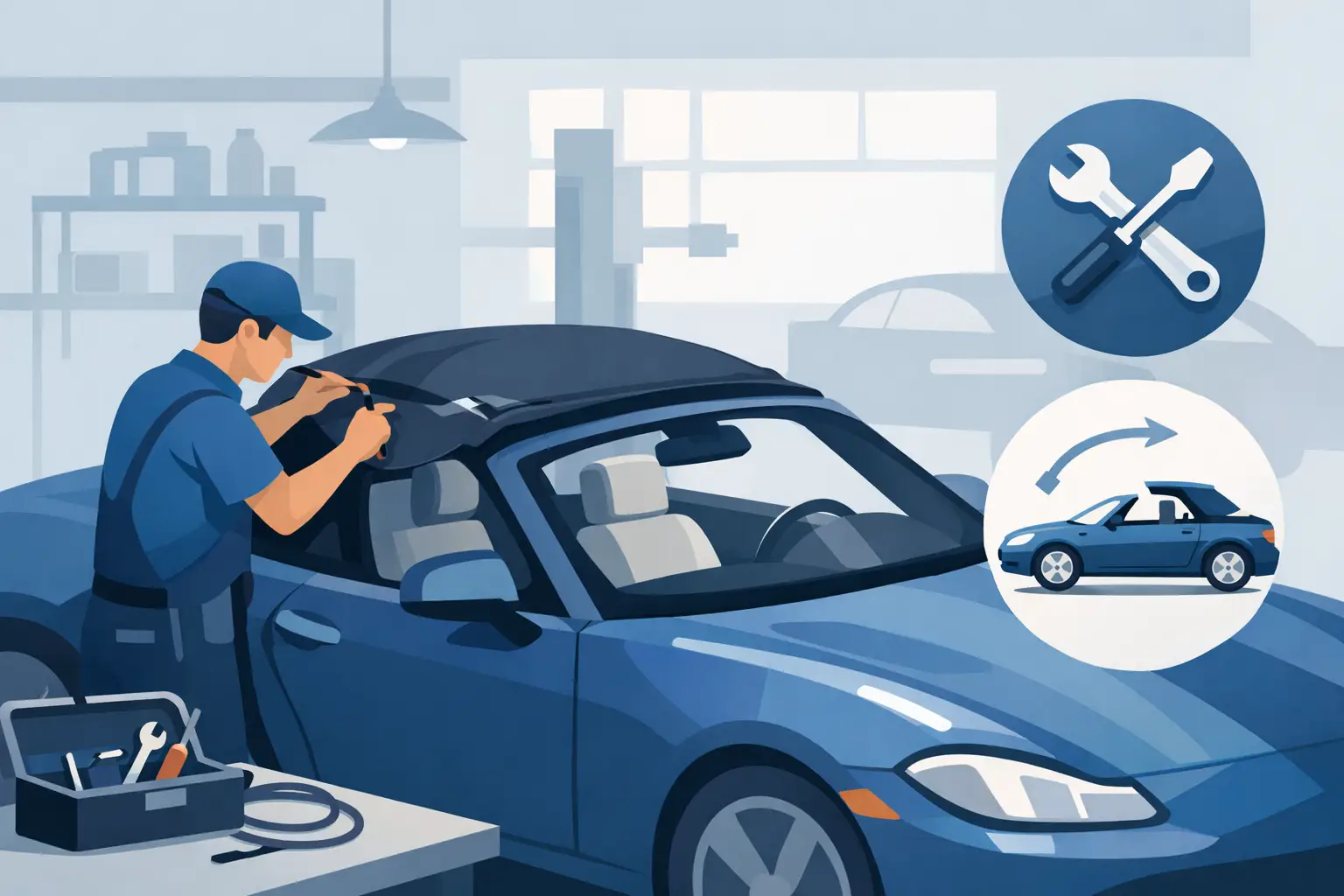 Can a Convertible Top Be Repaired?