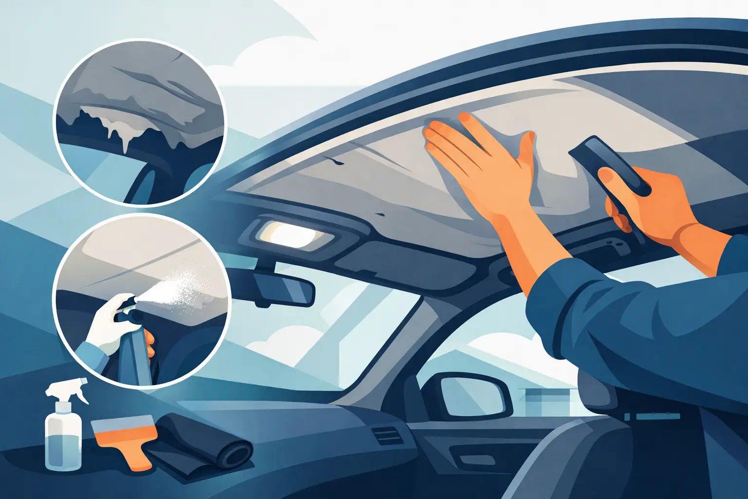 Roof Lining Restoration Done Properly