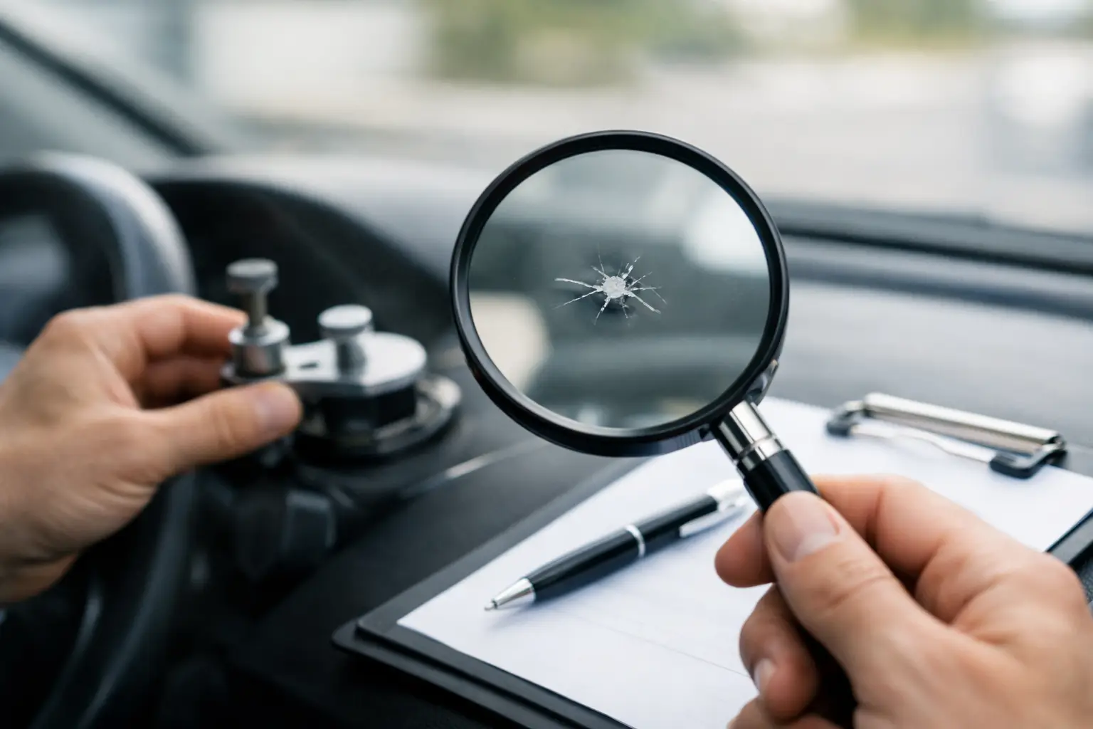 How to Assess Windscreen Chip Damage