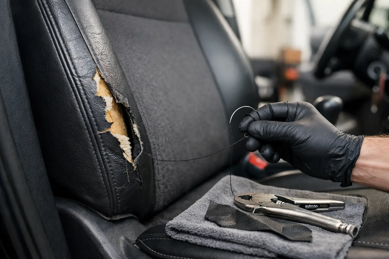 Can Torn Car Seats Be Repaired?
