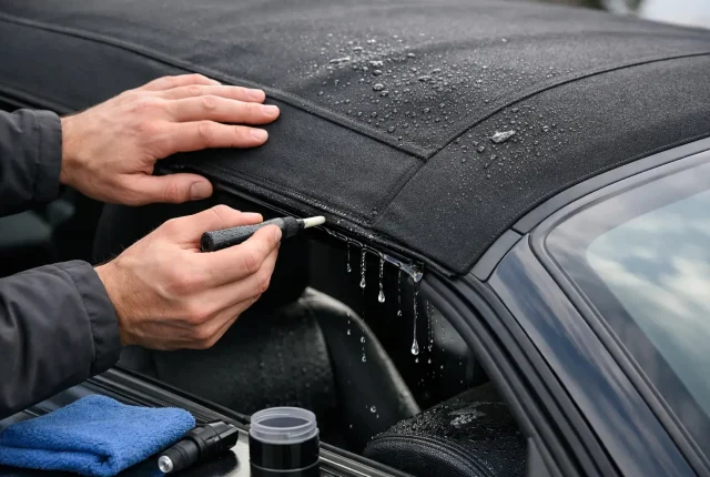 How to Stop Convertible Roof Leaks Properly