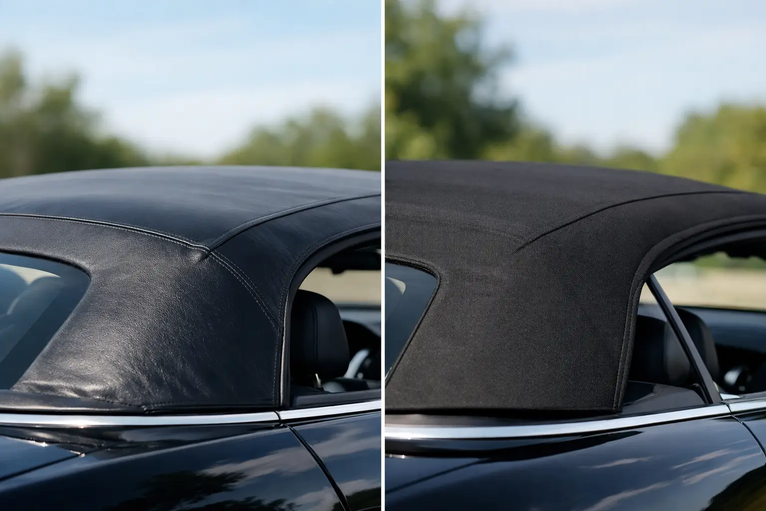 Vinyl Versus Canvas Convertible Tops