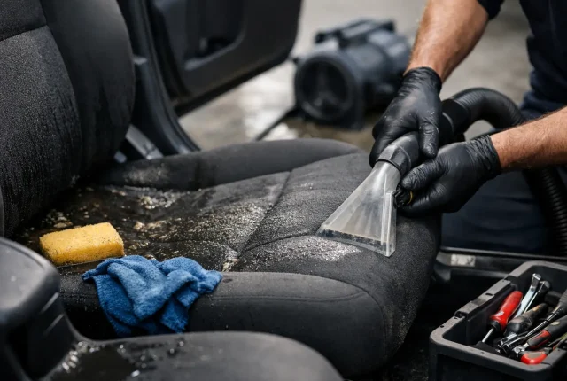 Water Damaged Car Interior Repair Guide