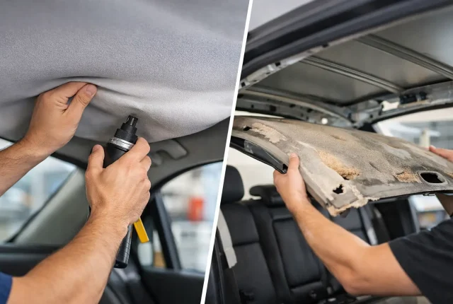 Headliner Repair Versus Replacement Options