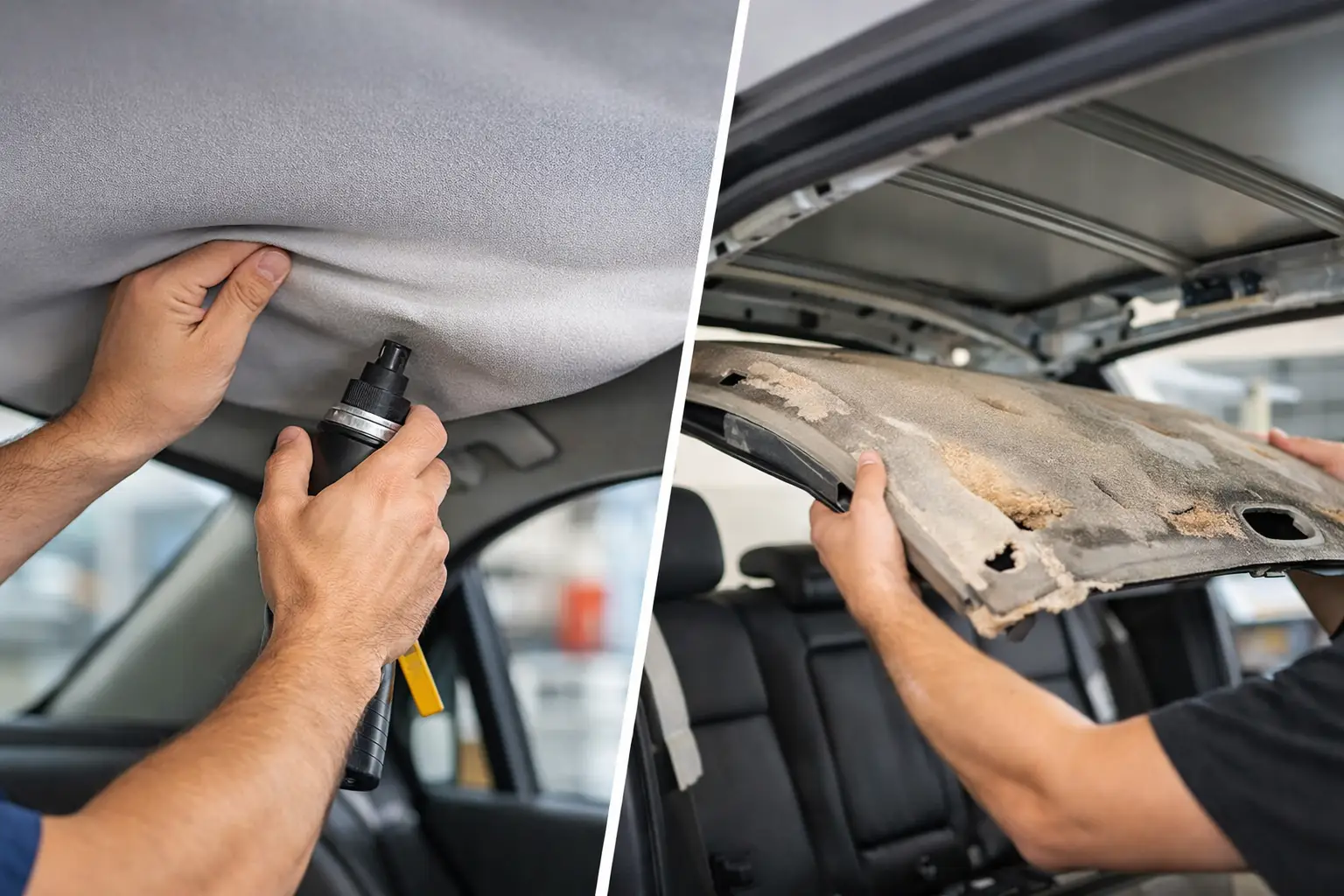 Headliner Repair Versus Replacement Options