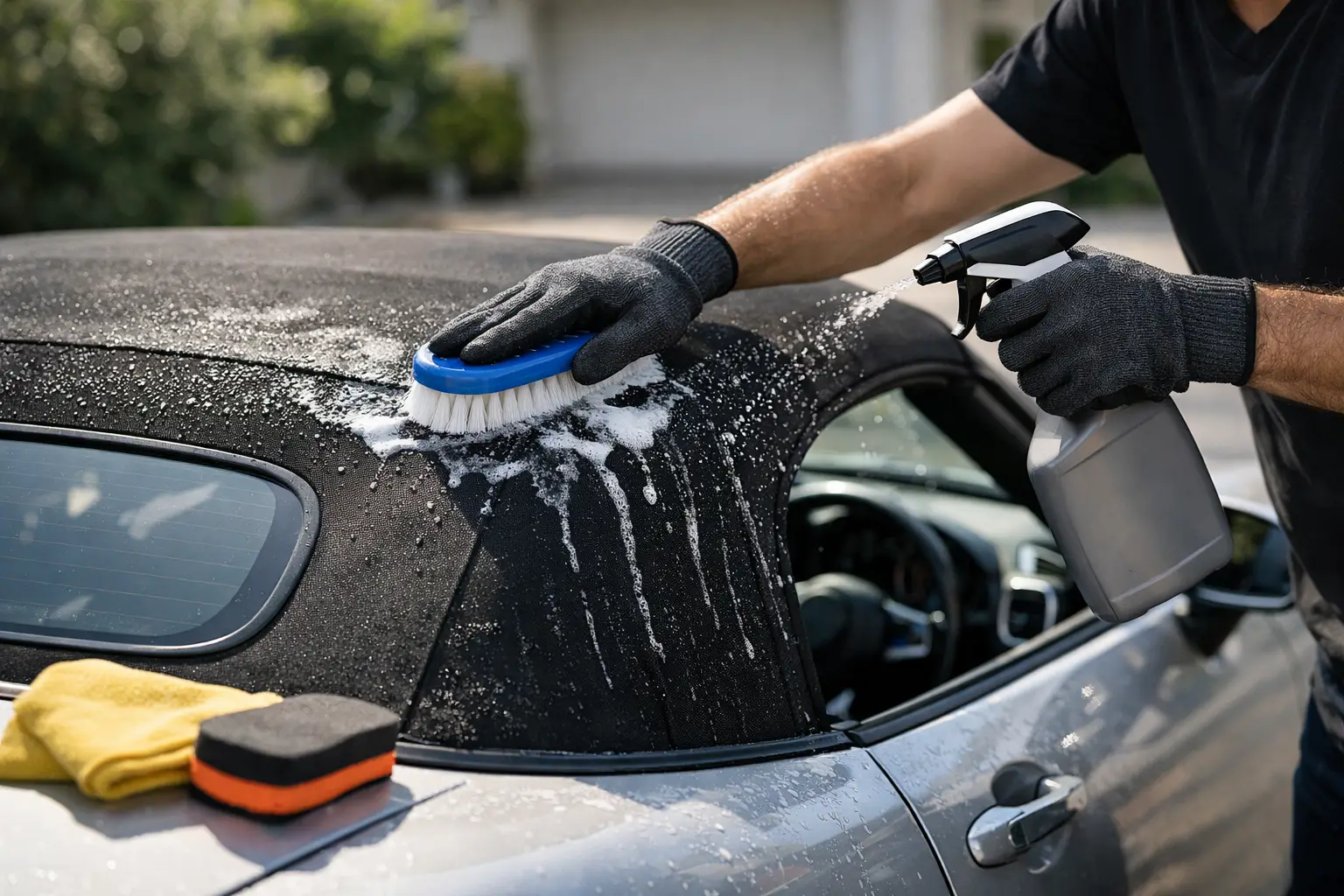 How to Clean Fabric Convertible Tops Properly