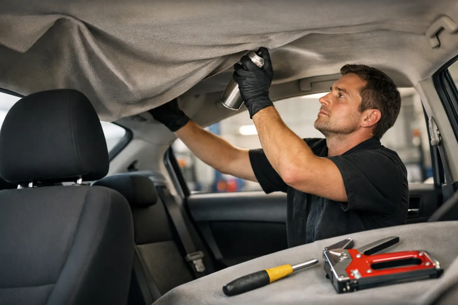 How to Restore Sagging Roof Lining Properly