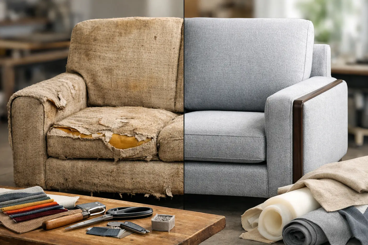Restoration Versus Replacement Upholstery