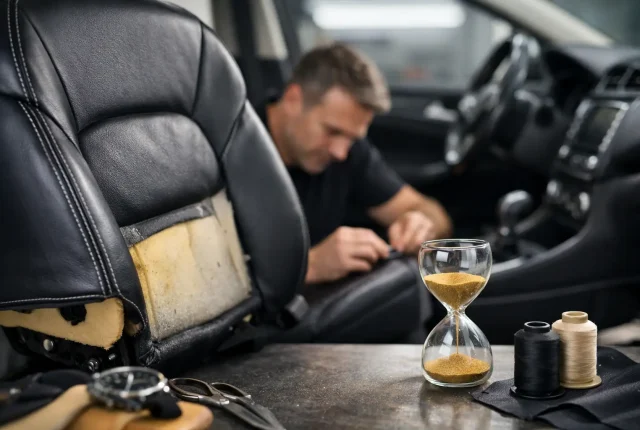 How Long Does Upholstery Repair Take for Cars?