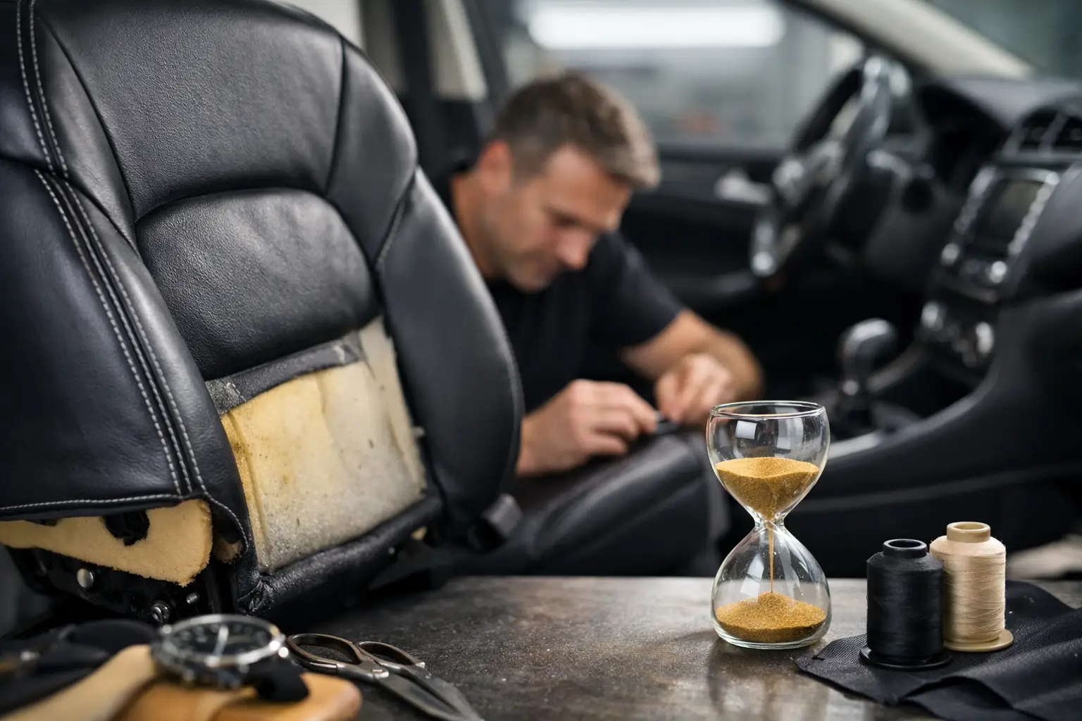 How Long Does Upholstery Repair Take for Cars?