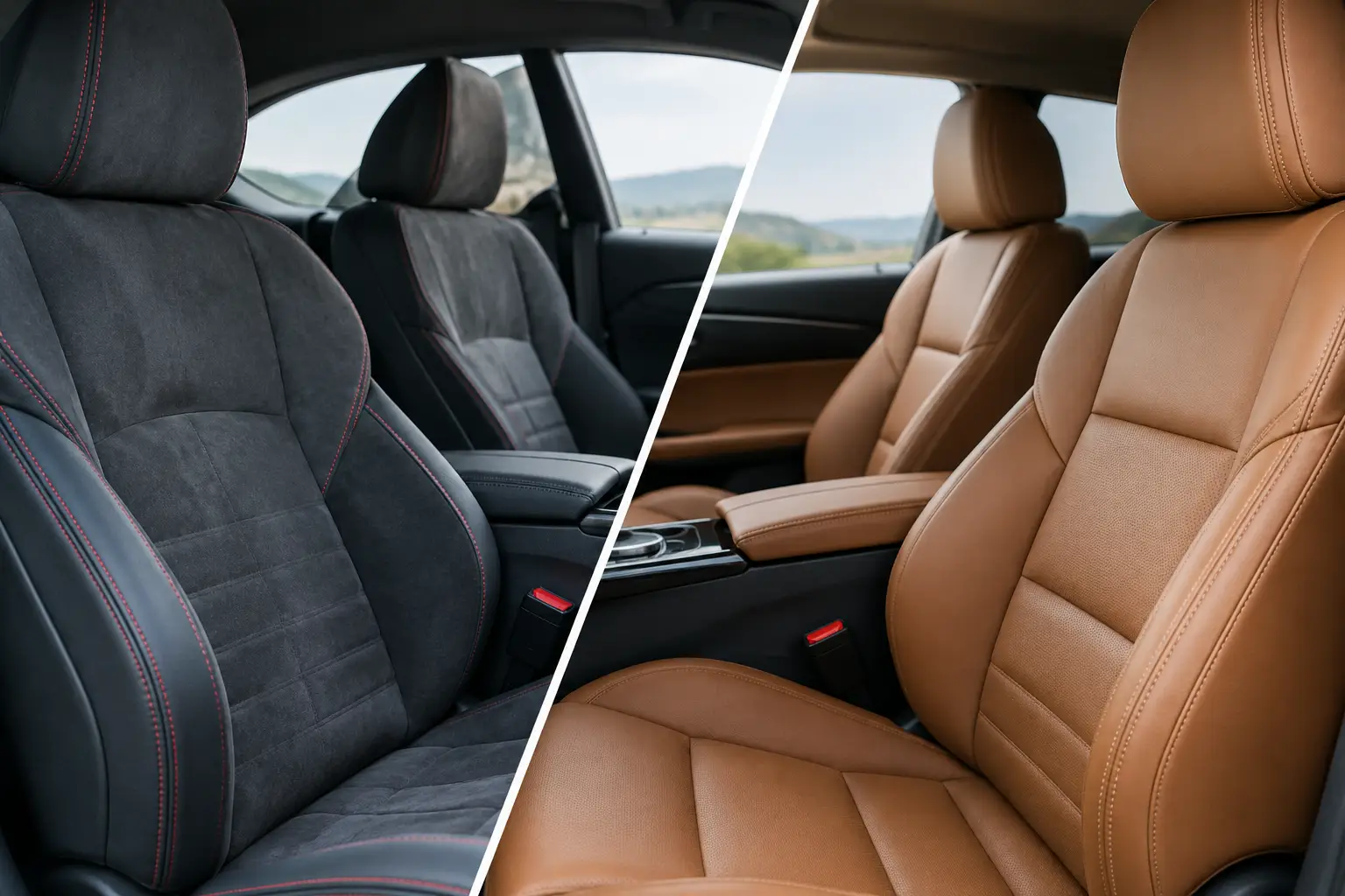 Alcantara Versus Leather Car Interiors Compared